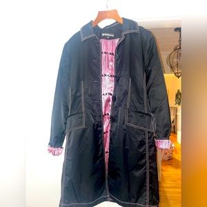 Dolls kill Black long trench coat. Size L